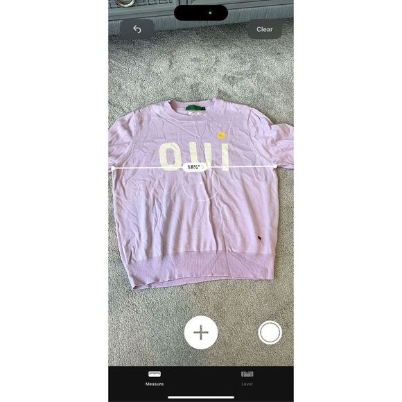 NWOT CLARE V. OUI COTTON SWEATER - LAVENDER, small $225 D12 - Picture 9 of 9